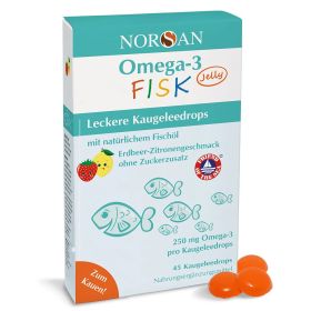 NORSAN Omega-3 FISK Jelly 45 St из немецкой аптеки