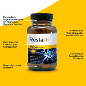 RESTAXIL Magnesium Kapseln 60 St из немецкой аптеки