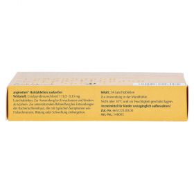 Anginetten Halstabletten zuckerfrei – PZN 188110
 из немецкой аптеки