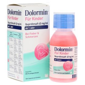 Dolormin für Kinder Ibuprofensaft 40mg/ml – PZN 11528543
 из немецкой аптеки