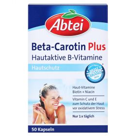 Abtei Beta-Carotin Plus Hautaktive B-Vitamine – PZN 11559302
 из немецкой аптеки