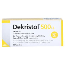 Dekristol 500 I.E. – PZN 10068915
 из немецкой аптеки