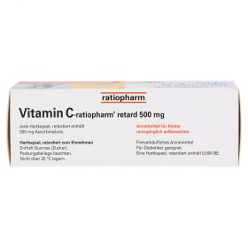 Vitamin C-ratiopharm retard 500mg – PZN 7260885
 из немецкой аптеки
