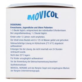 Movicol Beutel – PZN 7722044
 из немецкой аптеки