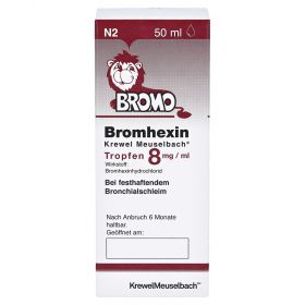 Bromhexin Krewel Meuselbach 8mg/ml – PZN 4568878 из немецкой аптеки