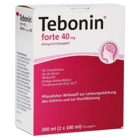 Tebonin forte 40mg – PZN 6995998
 из немецкой аптеки