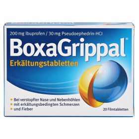 BoxaGrippal Erkältungstabletten 200mg/30mg – PZN 12460451
 из немецкой аптеки