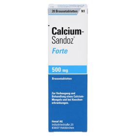 Calcium-Sandoz Forte 500mg – PZN 169644
 из немецкой аптеки