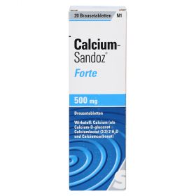 Calcium-Sandoz Forte 500mg – PZN 169644
 из немецкой аптеки