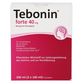 Tebonin forte 40mg – PZN 6995998
 из немецкой аптеки