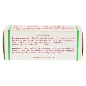 Korodin Herz-Kreislauf – PZN 4906588
 из немецкой аптеки