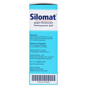 Silomat gegen Reizhusten Pentoxyverin – PZN 4179059
 из немецкой аптеки