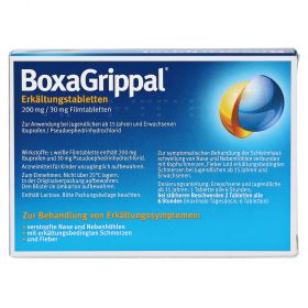 BoxaGrippal Erkältungstabletten 200mg/30mg – PZN 12460451
 из немецкой аптеки