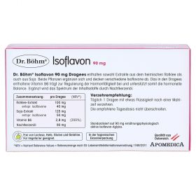 DR.BÖHM Isoflavon 90 mg Dragees – PZN 451412
 из немецкой аптеки