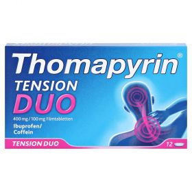 Thomapyrin TENSION DUO 400mg/100mg – PZN 12551047
 из немецкой аптеки