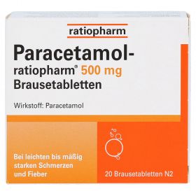 Paracetamol-ratiopharm 500mg – PZN 8704083
 из немецкой аптеки