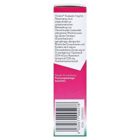 Vividrin Azelastin Nasenspray – PZN 12910552
 из немецкой аптеки
