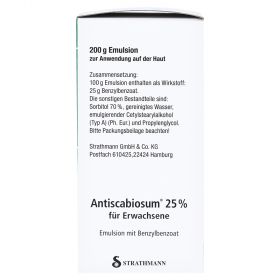Antiscabiosum 25% – PZN 7286755
 из немецкой аптеки