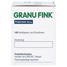 GRANU FINK Prosta forte 500mg – PZN 10011938
 из немецкой аптеки
