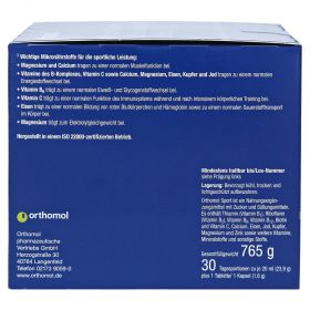 Orthomol Sport Trinkfläschchen/Tablette/Kapsel – PZN 2943852
 из немецкой аптеки
