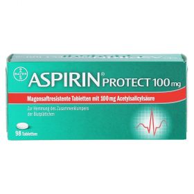 Aspirin protect 100mg – PZN 6706155
 из немецкой аптеки