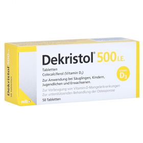 Dekristol 500 I.E. – PZN 10068915
 из немецкой аптеки