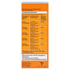 Nurofen Junior Fieber- & Schmerzsaft Erdbeer 40 mg/ml – PZN 12741888
 из немецкой аптеки