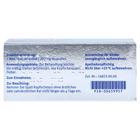 Spalt Kopfschmerz 200mg Weichkapseln – PZN 659957
 из немецкой аптеки