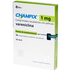 CHAMPIX 1 mg Filmtabletten Folgepackung 56 Stk из немецкой аптеки