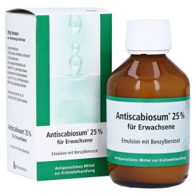 Antiscabiosum 25% – PZN 7286755
 из немецкой аптеки