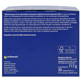 Orthomol Immun Trinkfläschchen/Tabletten – PZN 1319991
 из немецкой аптеки