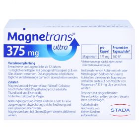 Magnetrans 375 mg ultra Kapseln + gratis Stada Trinkflasche – PZN 9207599
 из немецкой аптеки