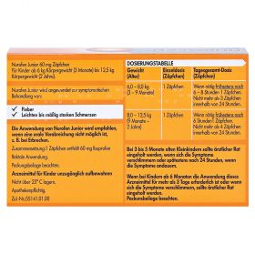 Nurofen Junior 60mg – PZN 4085246
 из немецкой аптеки