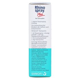 Rhinospray plus bei Schnupfen – PZN 7610138
 из немецкой аптеки