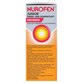 Nurofen Junior Fieber- & Schmerzsaft Erdbeer 40 mg/ml – PZN 12741888
 из немецкой аптеки