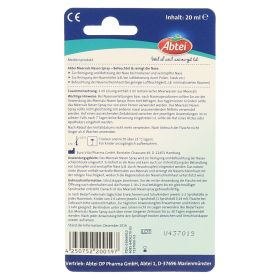 Abtei Meersalz Nasenspray standard – PZN 3066910
 из немецкой аптеки