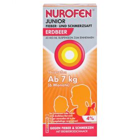 Nurofen Junior Fieber- & Schmerzsaft Erdbeer 40 mg/ml – PZN 12741888
 из немецкой аптеки