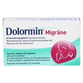 Dolormin Migräne – PZN 1754592
 из немецкой аптеки