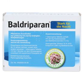 Baldriparan Stark für die Nacht – PZN 215657
 из немецкой аптеки