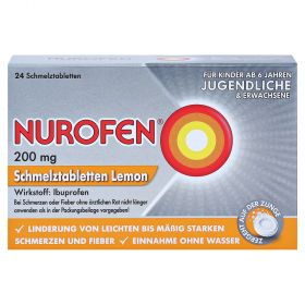 Nurofen 200 mg Schmelztabletten Lemon – PZN 11550548
 из немецкой аптеки