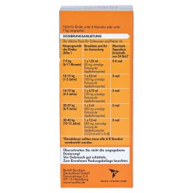 Nurofen Junior Fieber- & Schmerzsaft Orange 40 mg/ml – PZN 7776465
 из немецкой аптеки