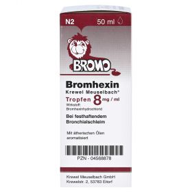 Bromhexin Krewel Meuselbach 8mg/ml – PZN 4568878 из немецкой аптеки