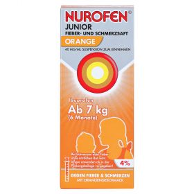 Nurofen Junior Fieber- & Schmerzsaft Orange 40 mg/ml – PZN 7776465
 из немецкой аптеки