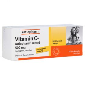 Vitamin C-ratiopharm retard 500mg – PZN 7260885
 из немецкой аптеки