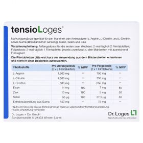 TENSIO LOGES Filmtabletten – PZN 13980431
 из немецкой аптеки