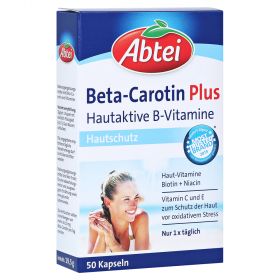 Abtei Beta-Carotin Plus Hautaktive B-Vitamine – PZN 11559302
 из немецкой аптеки