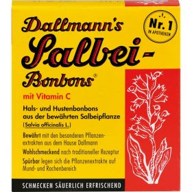 DALLMANNS Salbei-Bonbons m.Vit.C. 20 St – PZN 258738 из немецкой аптеки