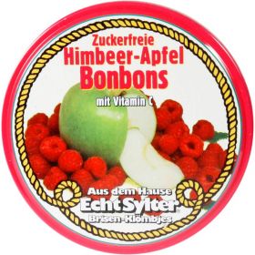 ECHT SYLTER Himbeer Apfel Bonbons zuckerfrei 70 g – PZN 264816 из немецкой аптеки