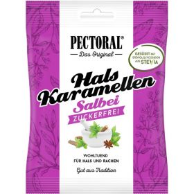 PECTORAL Salbei Bonbons zuckerfrei 60 g – PZN 672716 из немецкой аптеки