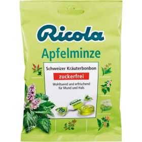 RICOLA o.Z.Beutel Apfelminze Bonbons 75 g – PZN 1565477 из немецкой аптеки